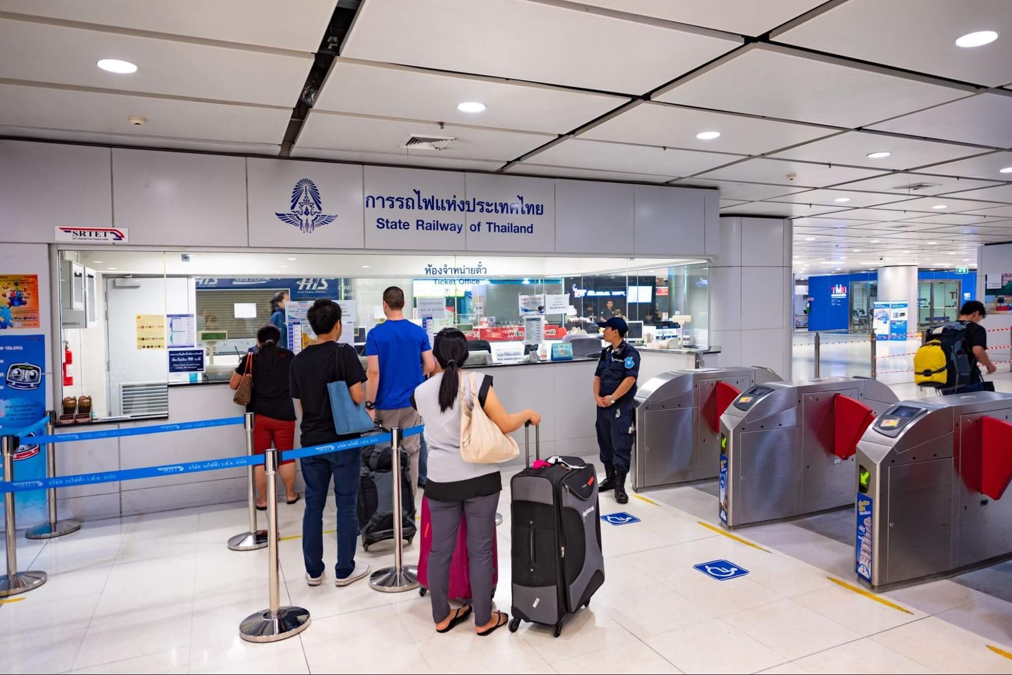 Mua vé tại quầy Airport Rail Link