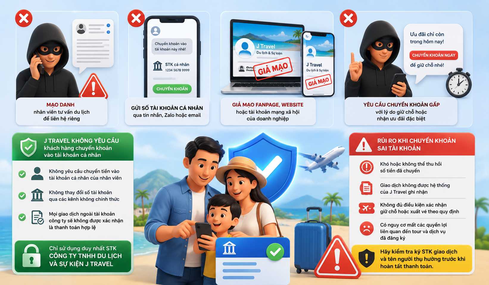 Các Hình Thức Lừa Đảo Khách Hàng Cần Lưu Ý