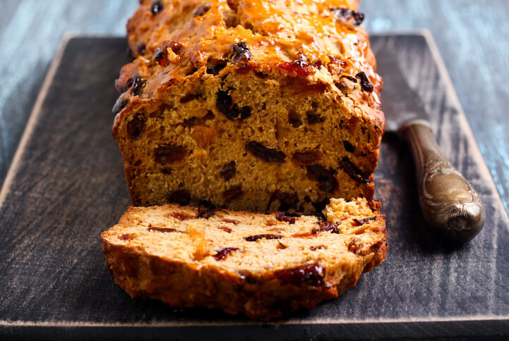 Bara Brith là loại bánh truyền thống tại xứ Wales