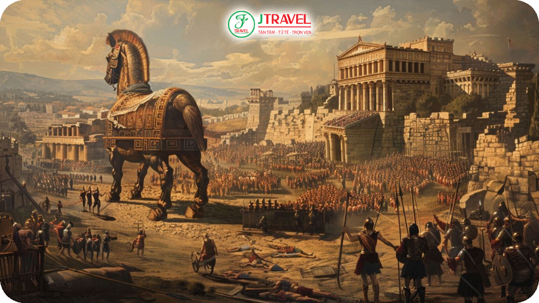 Con ngựa gỗ huyền thoại của Thành Troy
