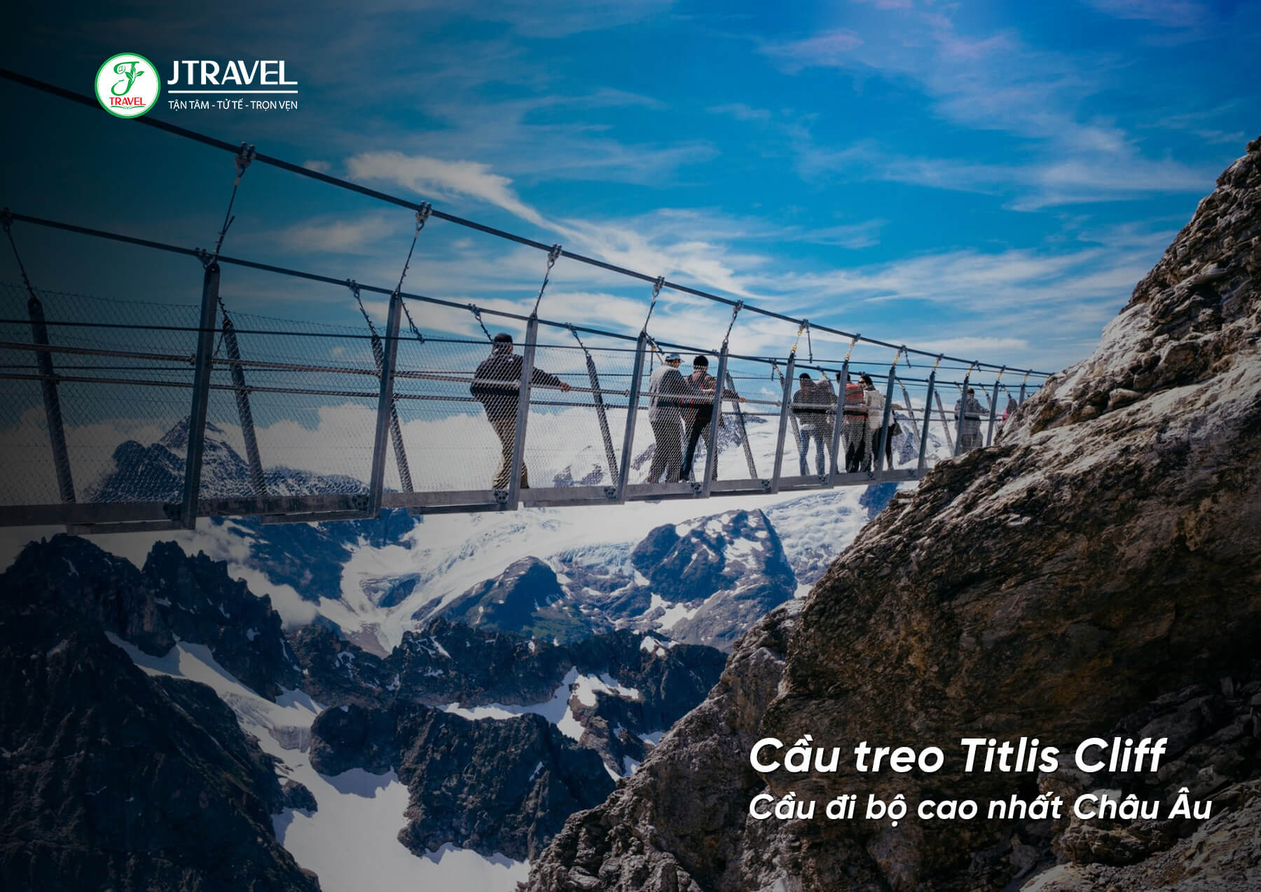 Cầu treo Titlis Cliff