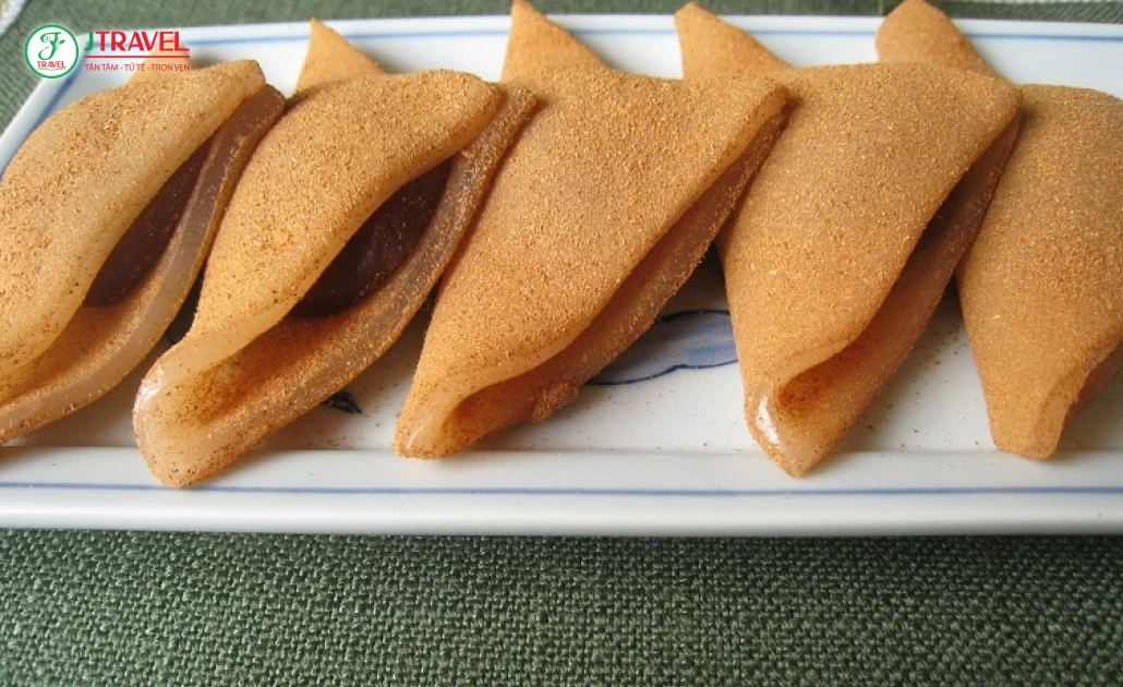 Yatsuhashi bánh gạo đặc sản Kyoto