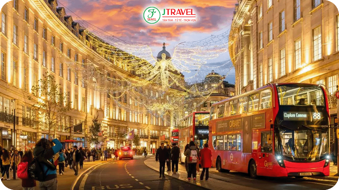 London được khoác lên chiếc áo choàng ánh sáng mùa giáng sinh