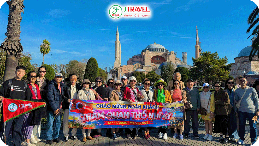 Đoàn khách J Travel tham quan Thổ Nhĩ Kỳ