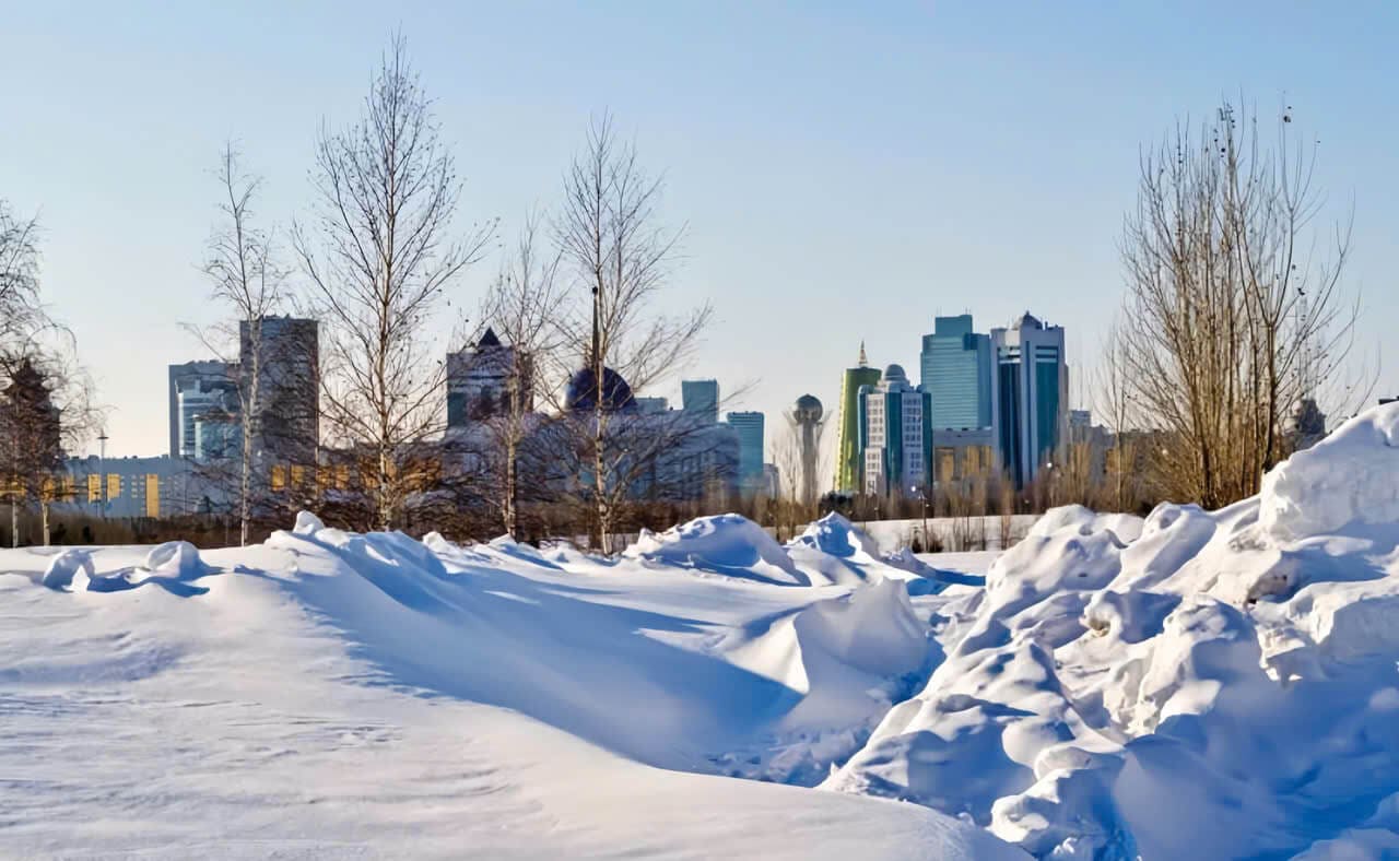 Mùa đông khắc nghiệt tại Astana - Kazakhstan