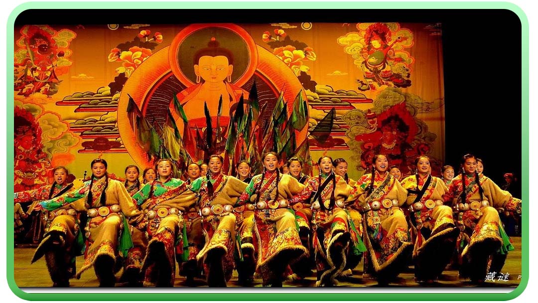 show diễn dân tộc Tạng Mị (藏谜) (ảnh internet)