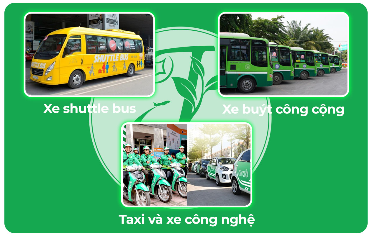 Các Phương Tiện Di Chuyển Đến Nhà Ga T3