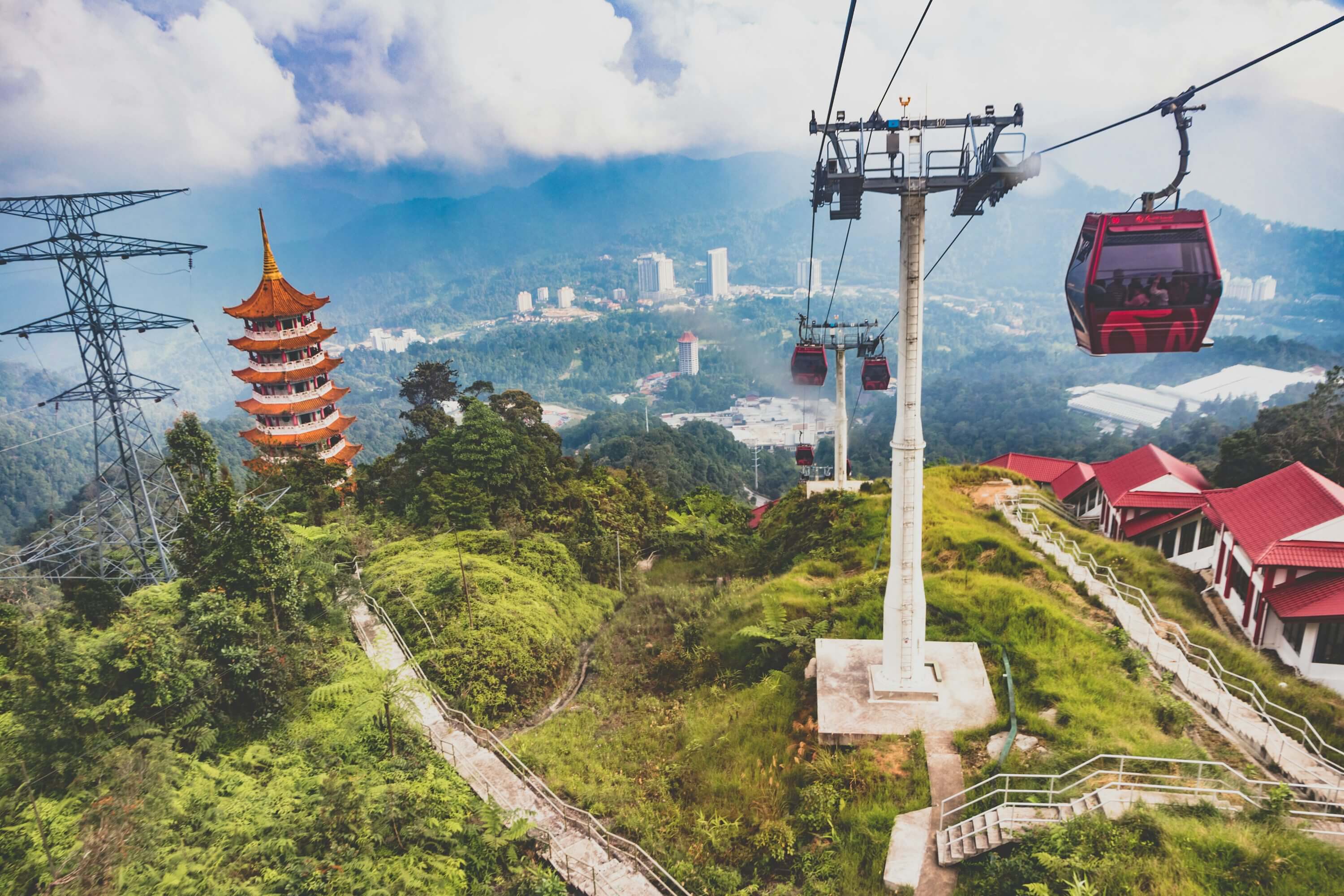 Hệ thống cáp treo hiện đại trên Cao nguyên Genting
