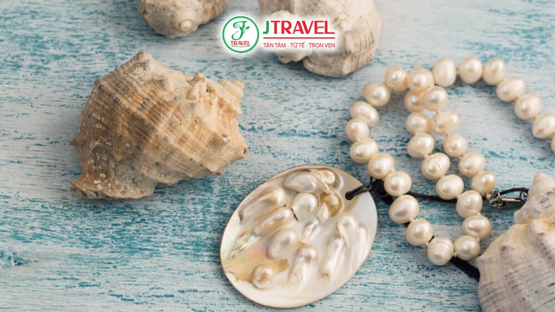 Ngọc trai Palawan tự nhiên với độ bóng cao và màu sắc đẹp