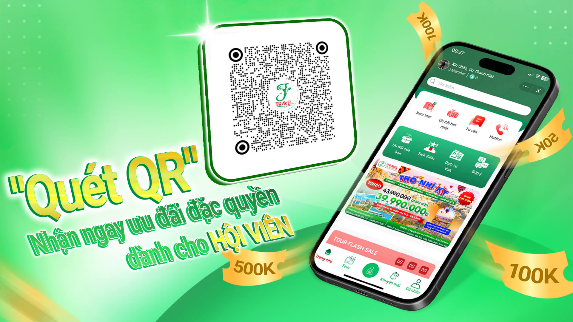 Hội viên JTV nhận ưu đãi riêng và tích điểm qua Zalo Mini App