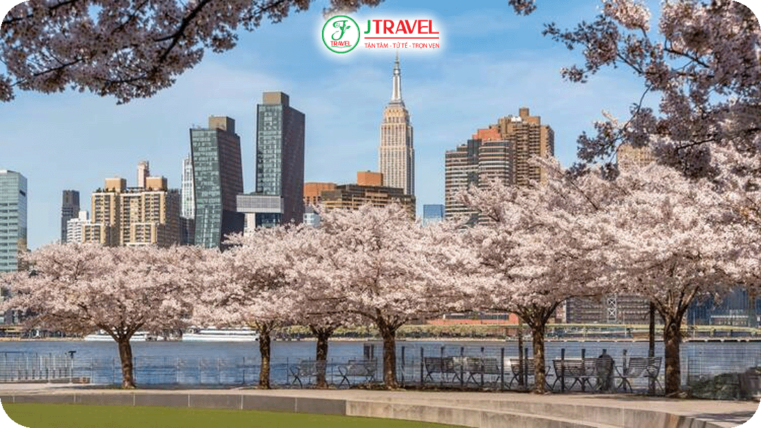 Thời điểm lý tưởng du lịch Mỹ là vào mùa xuân (tháng 3 đến tháng 5)