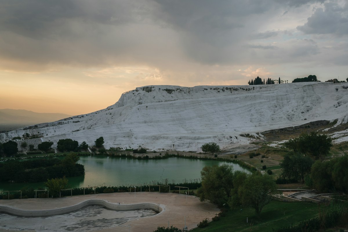 Pamukkale lúc chiều tà