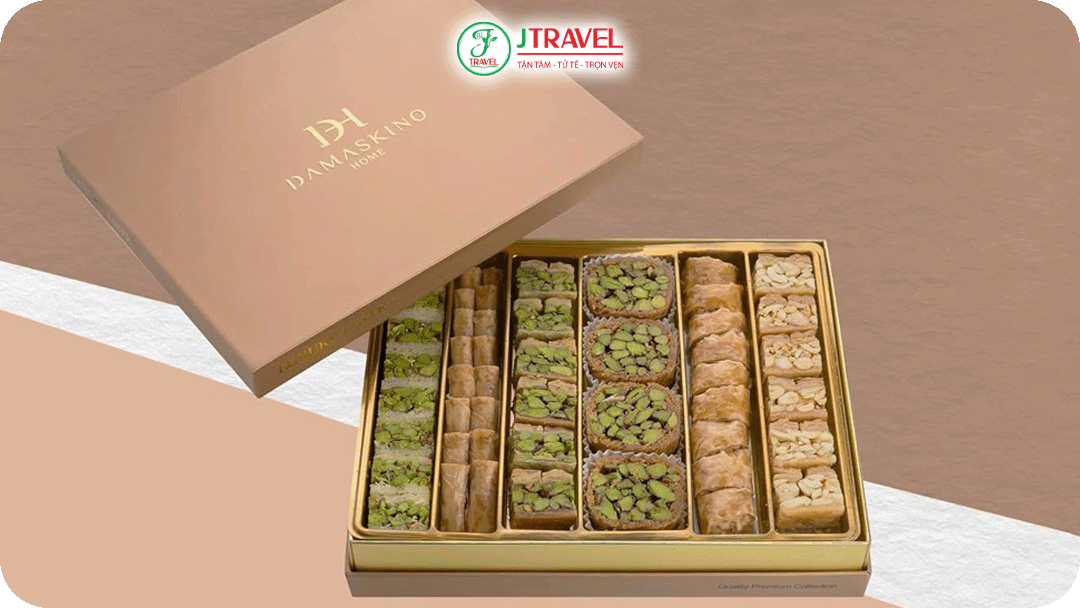 Bánh Baklava - Bánh ngọt nhiều lớp, nhân hạt khô và mật ong, đặc sản trứ danh Thổ Nhĩ Kỳ