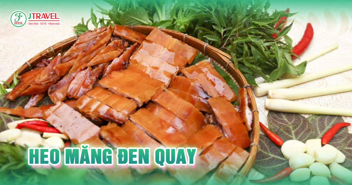 Heo Măng Đen quay – Hương vị dân dã của núi rừng