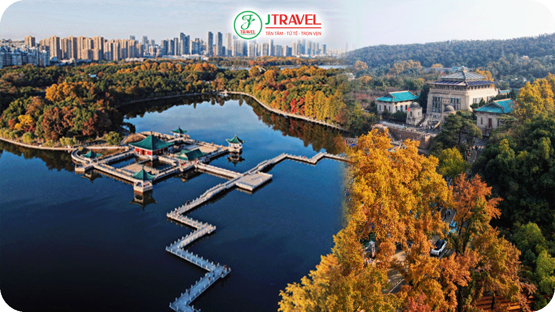 Cảnh sắc Vũ Hán vào thu mang gam màu trầm ấm