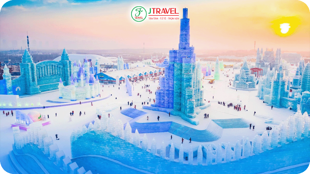 Harbin Ice & Snow World là “linh hồn” của Lễ hội Băng Tuyết Cáp Nhĩ Tân