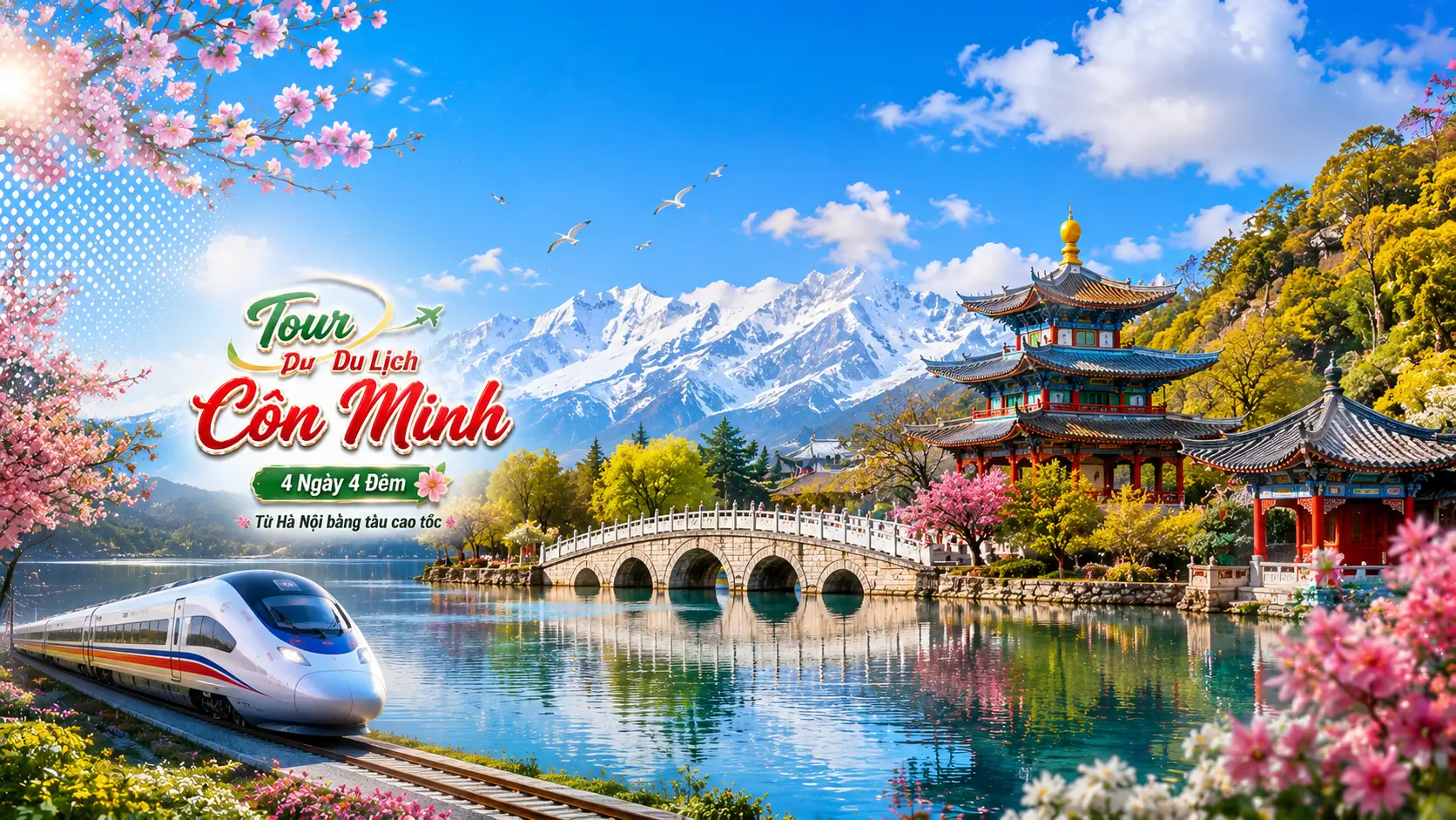 Tour Du Lịch Côn Minh 4 Ngày 4 Đêm Từ Hà Nội Bằng Tàu Cao Tốc