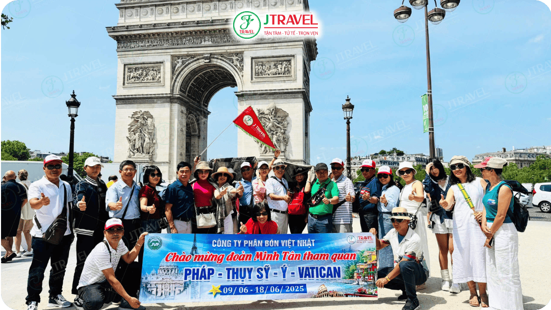 Đoàn Minh Tân tham quan Pháp - Thụy Sĩ - Ý -Vatican