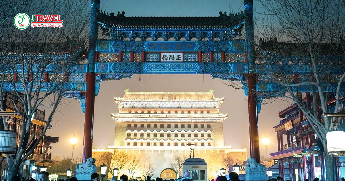 Khung cảnh Bắc Kinh mùa tuyết rơi