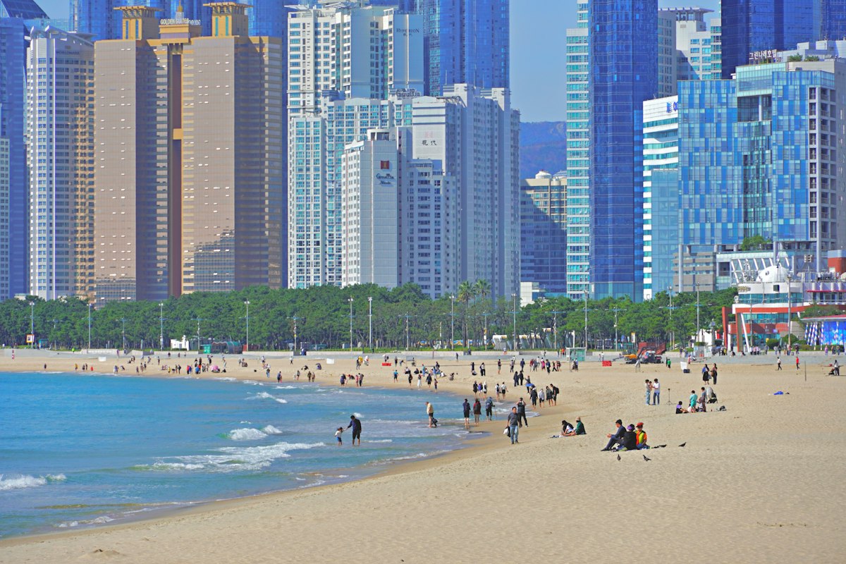 Bãi biển Haeundae ở Busan