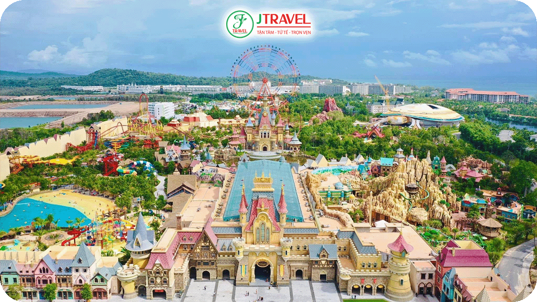 VinWonders là công viên giải trí lớn với nhiều khu trò chơi