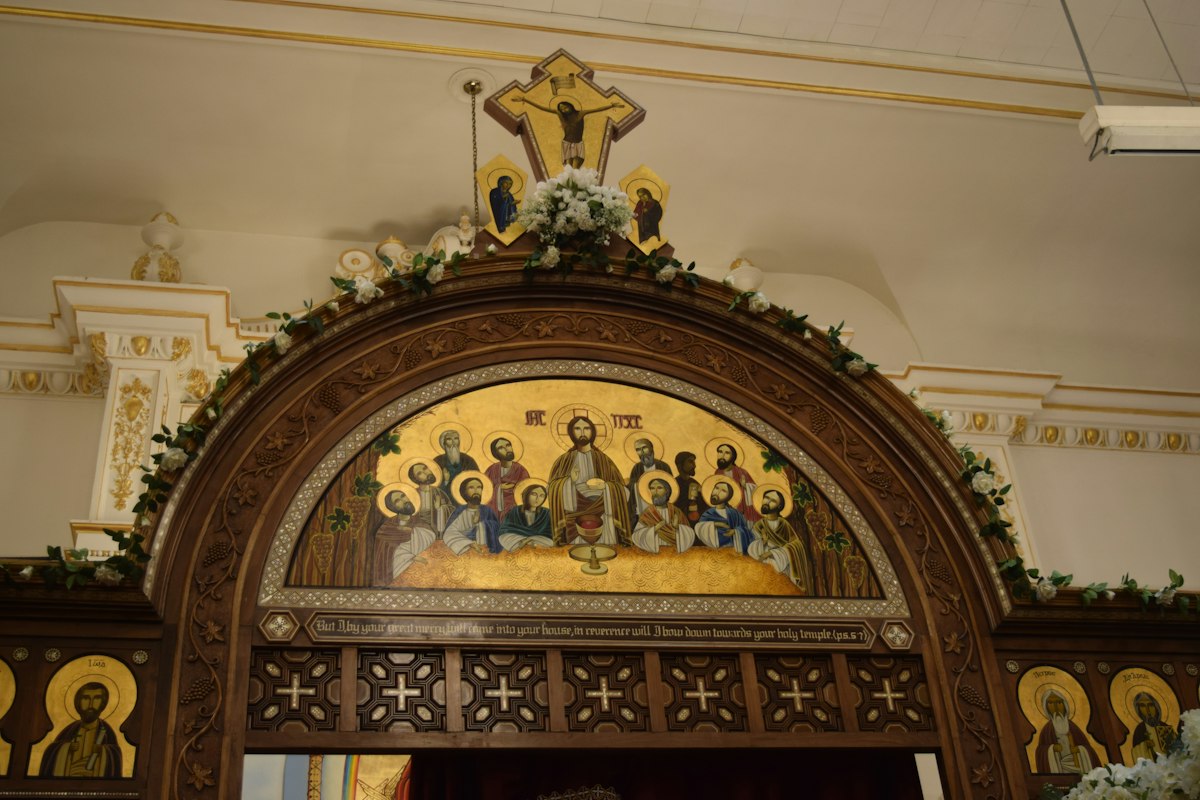 Bên trong nhà thờ Coptic cổ