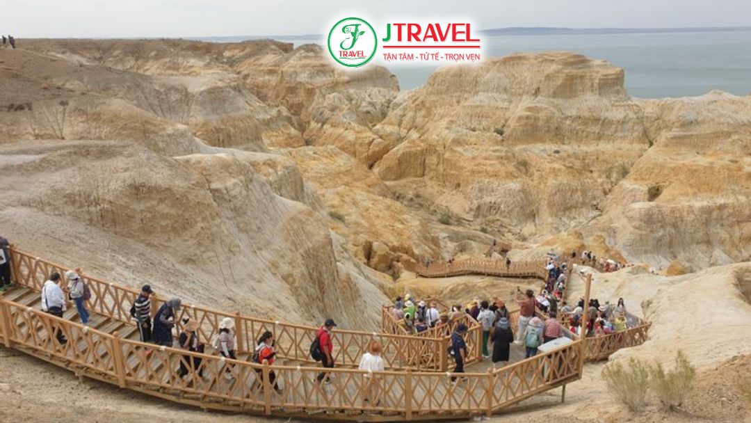 Địa hình Yadan tại thành phố trên biển