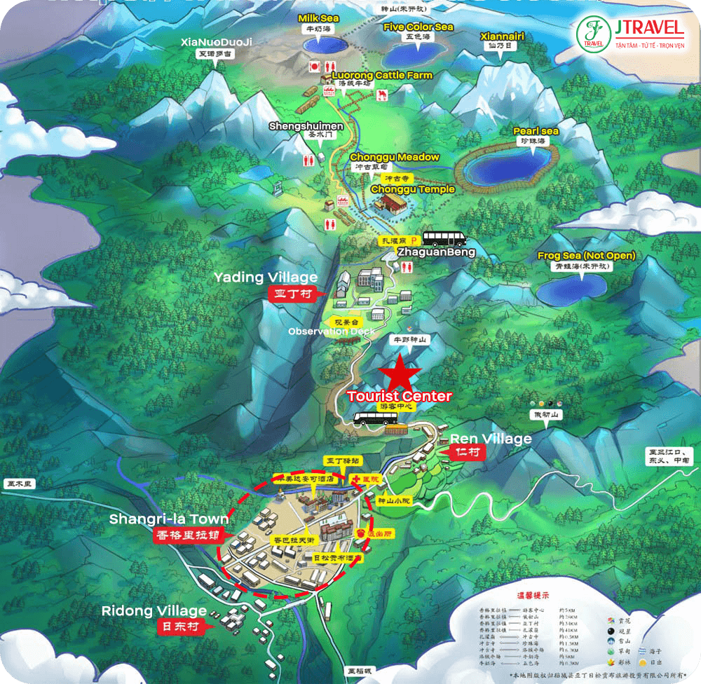 Bản đồ Đạo Thành - Á Đinh