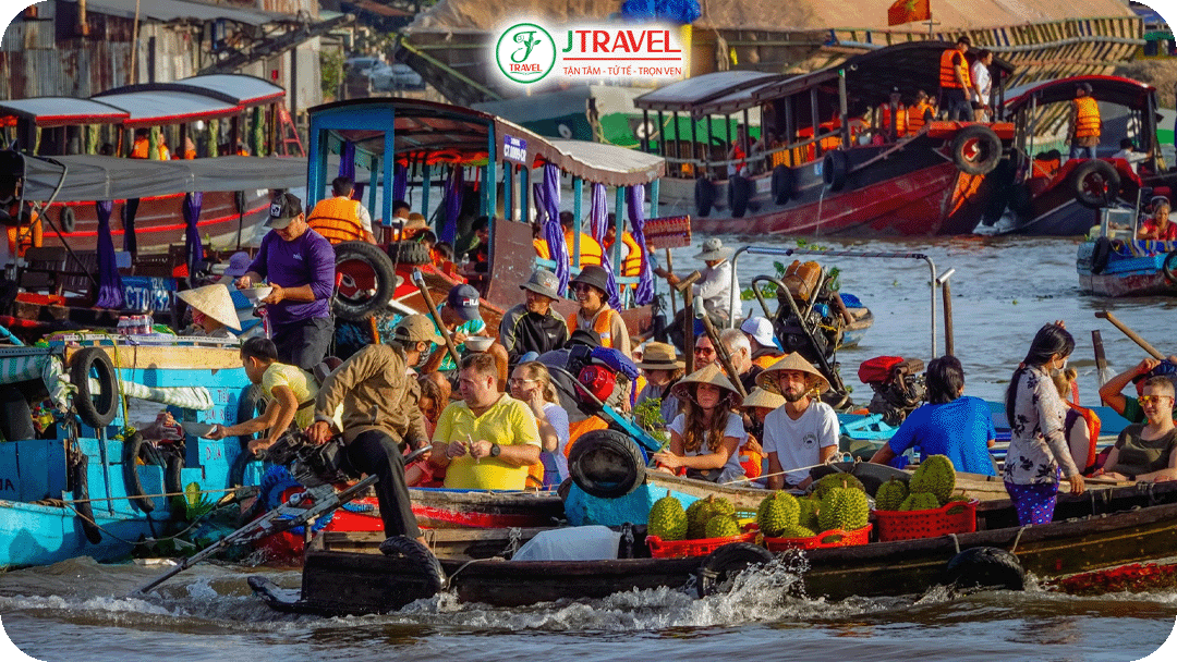 Chợ nổi Cái Răng - Khu chợ nổi lớn và nổi tiếng nhất miền Tây