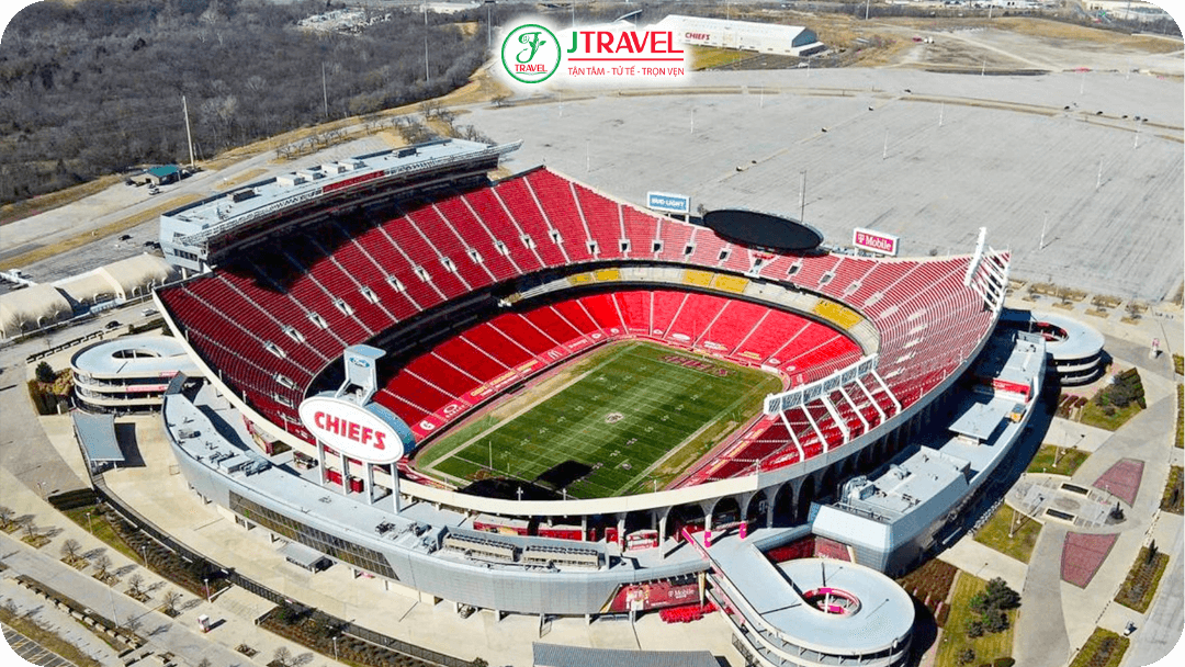 Arrowhead là sân nhà của Kansas City Chiefs, sức chứa hiện tại 76.416 chỗ
