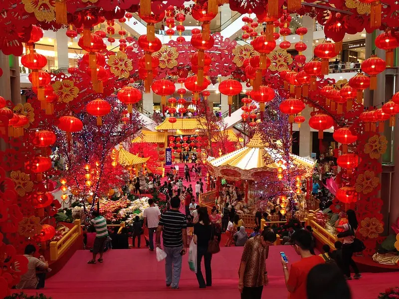 Tết Âm lịch đỏ rực Malaysia