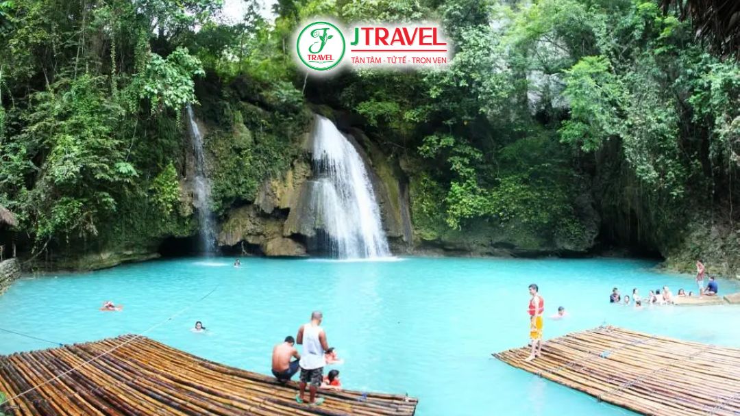 Kết thúc canyoneering tại kawasan falls philippines
