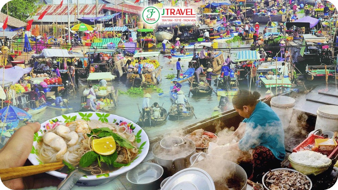 Chợ nổi Cái Bè – “đặc sản” của miền Tây sông nước