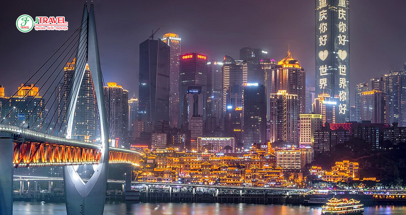 Bờ đối diện sông Jialing