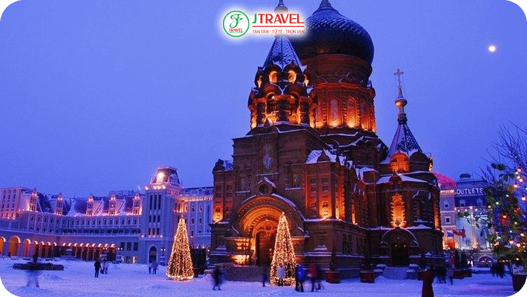 Nhà thờ Thánh Sophia (St. Sophia Cathedral) Biểu tượng kiến trúc của Cáp Nhĩ Tân