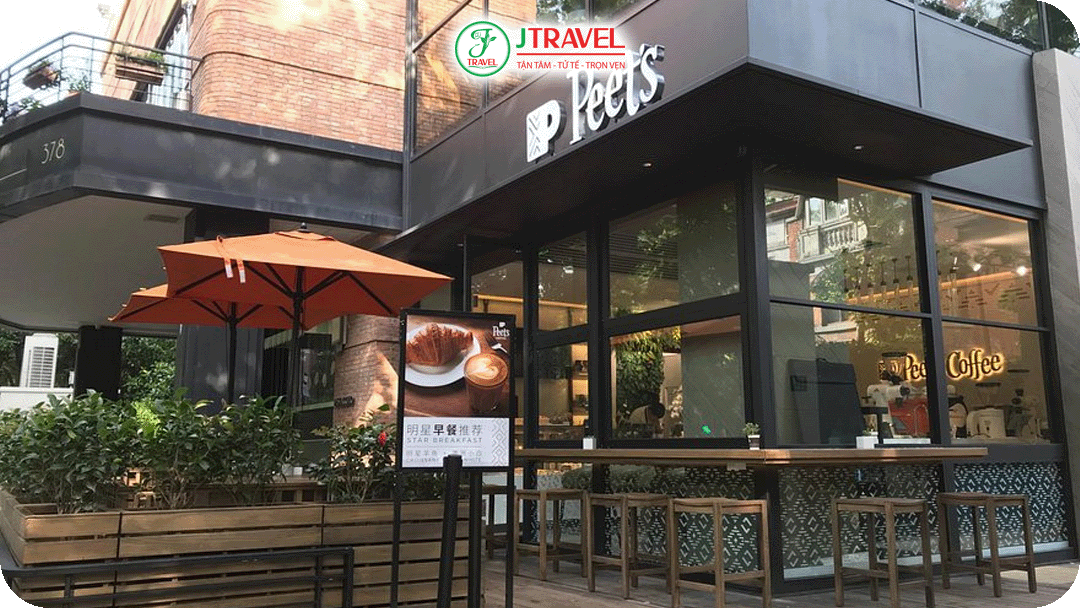 Những quán cà phê mang phong cách châu Âu tại phố Wukang