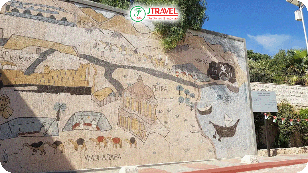 Tấm bản đồ khảm đá cổ nhất thế giới mô tả vùng Đất Thánh