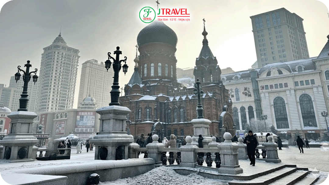 Không khí châu Âu giữa lòng Cáp Nhĩ Tân mùa đông