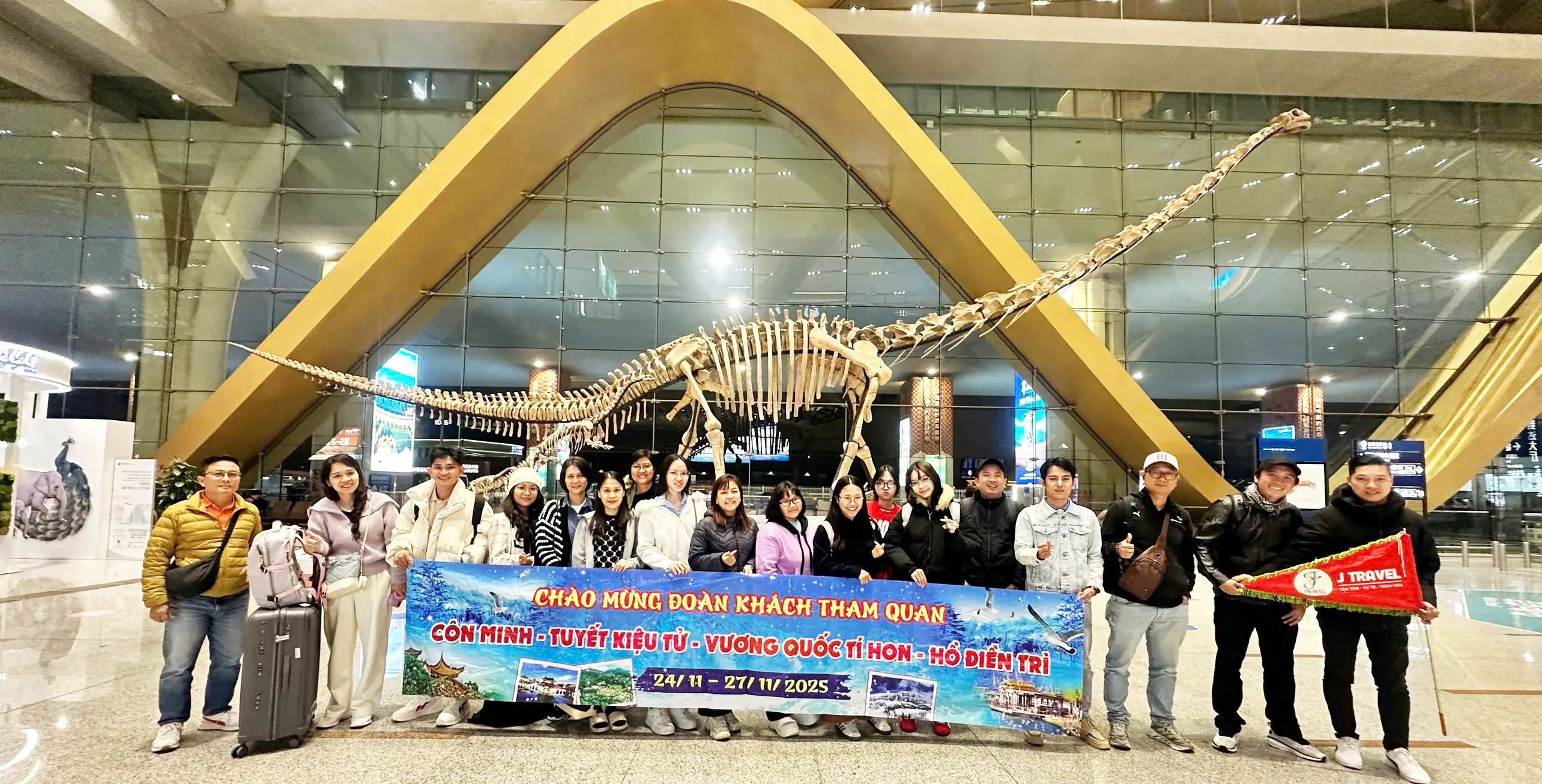 Check in Sân Bay Côn Minh