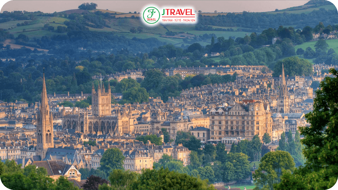 Bath - Thành phố hạt lễ nghi Somerset ở tây nam nước Anh