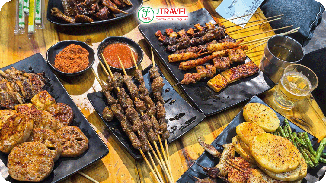 Thịt nướng Cáp Nhĩ Tân - đặc sản mùa đông không thể thiếu ở vùng Đông Bắc