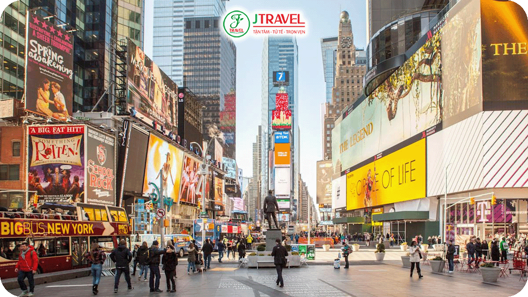 Times Square được mệnh danh là giao lộ của thế giới