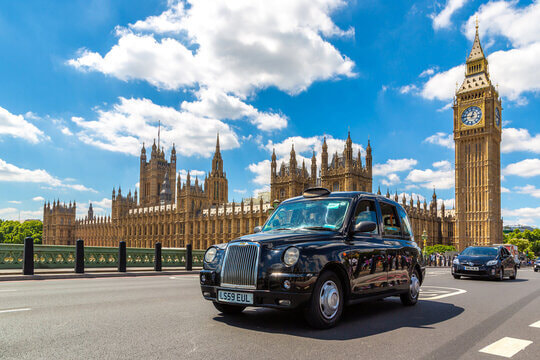 Xe taxi tại London