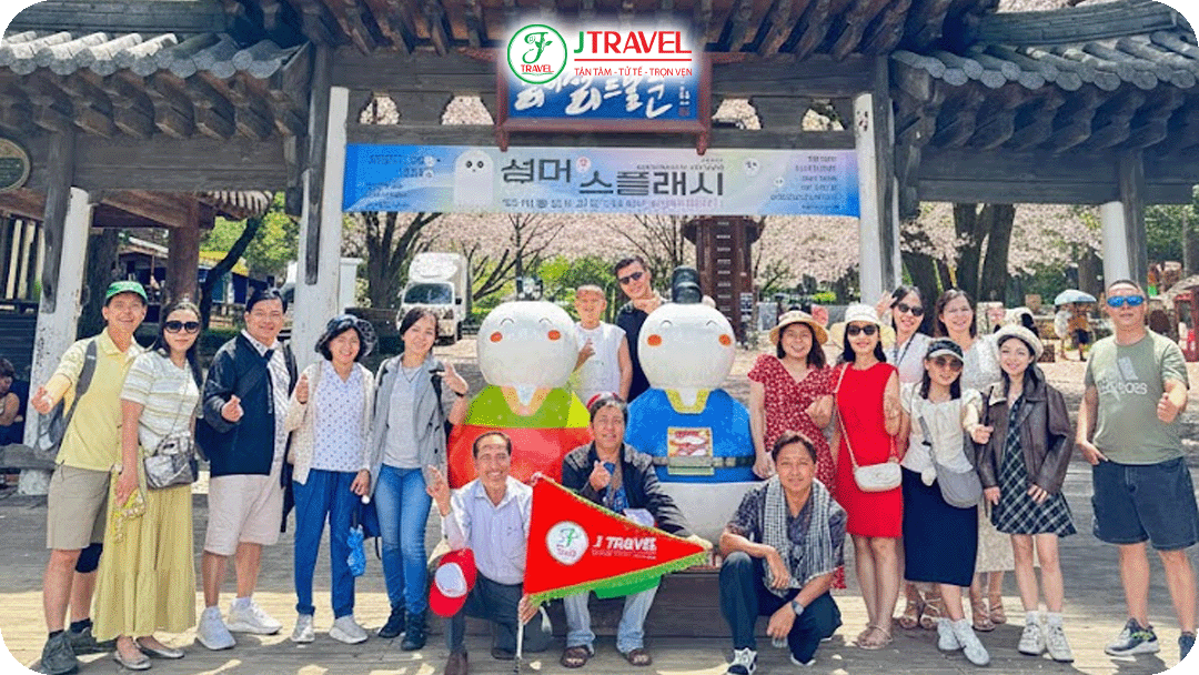 Du lịch Hàn Quốc trọn vẹn ngắm hoa anh đào nở rộ cùng J travel