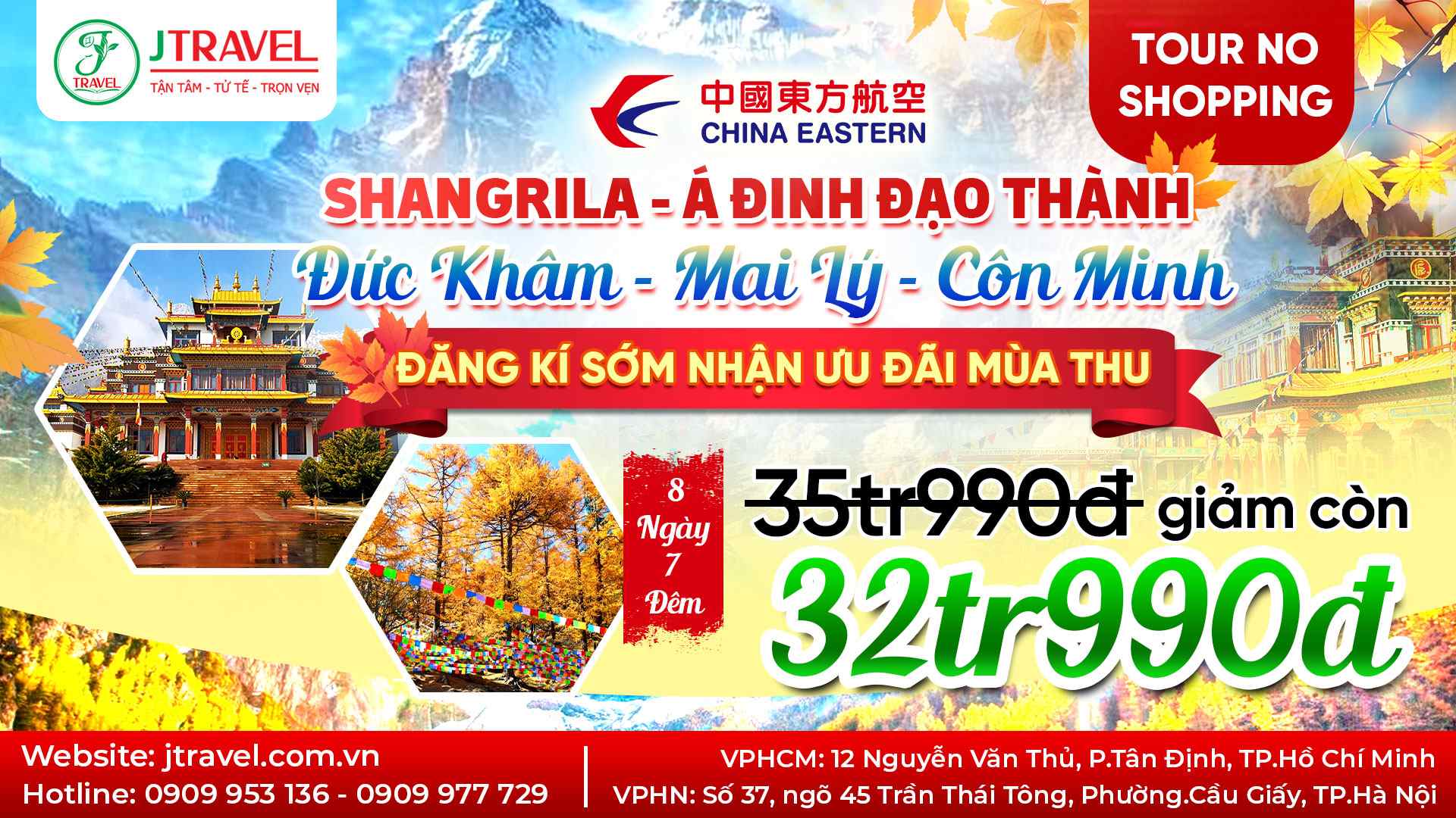 Giá Tour Á Đinh mùa thu