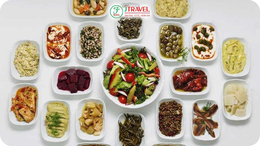   Các món khai vị tinh tế đậm nét Á - Âu ở Izmir