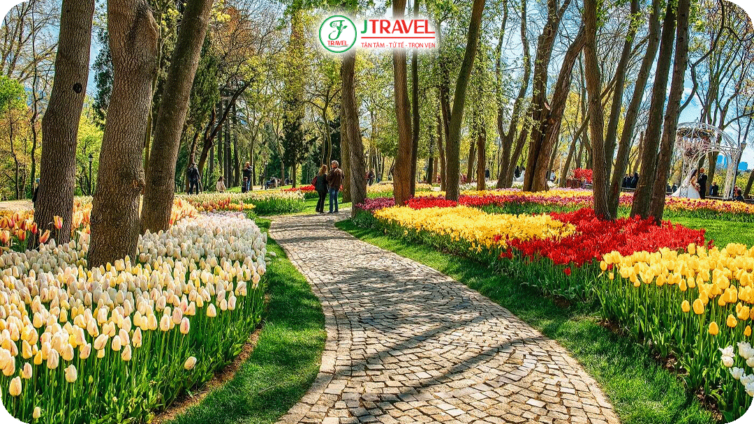 Emirgan Park – “trái tim” của lễ hội tulip