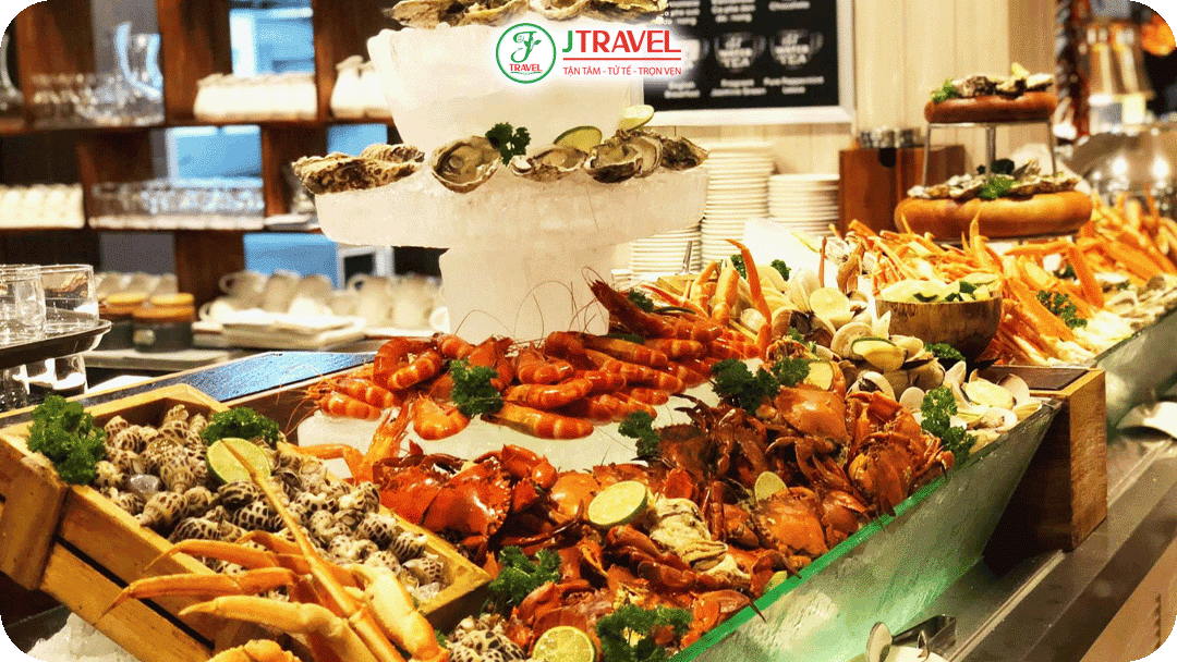 Thưởng thức hải sản tươi và ẩm thực biển đặc sắc tại Hồ Tràm