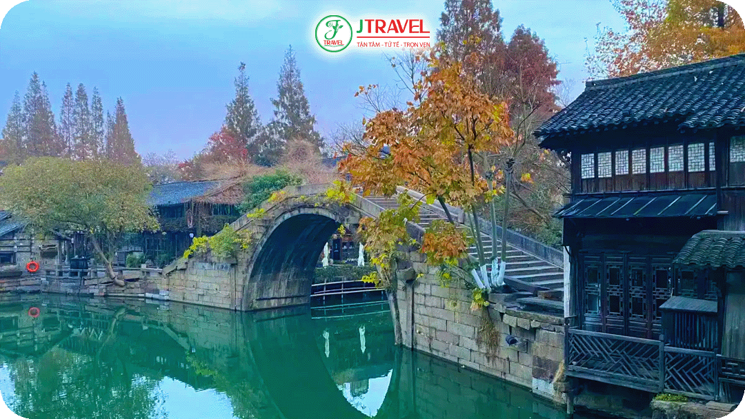 Cầu Thông Tế (Tongji) đã tồn tại hơn 700 năm tại Ô Trấn