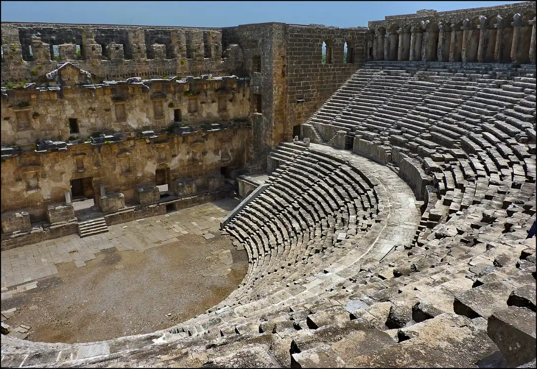 Nhà hát cổ La Mã Aspendos gần Antalya
